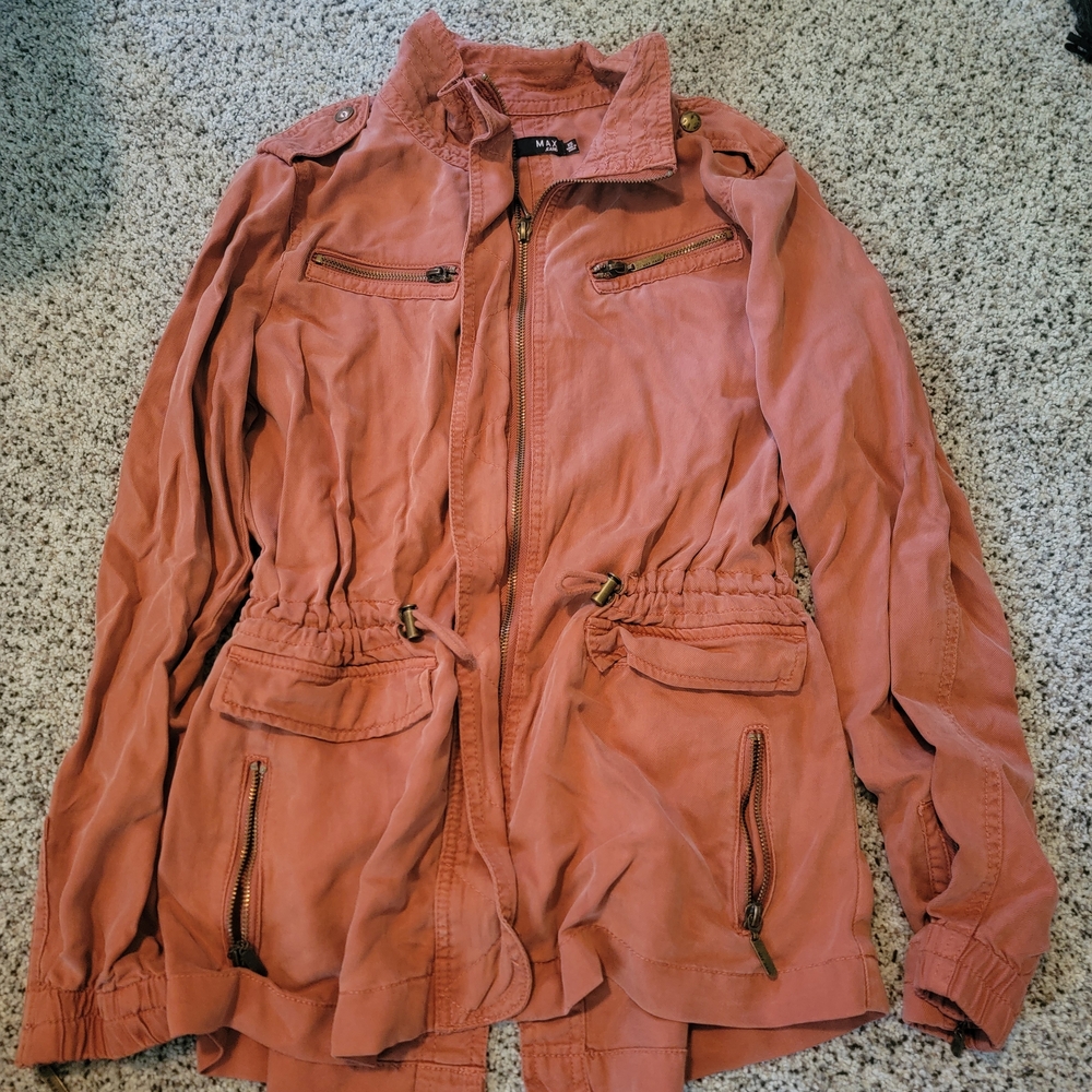 Rust Orange Utility Jacket